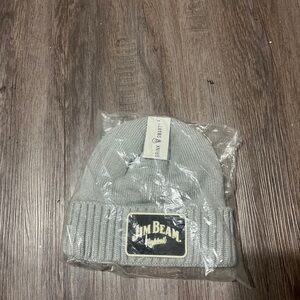 Jim Beam Gray Knit Beanie‎